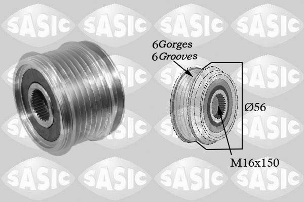 Sasic 1676004 Belt pulley generator 1676004: Buy near me in Poland at 2407.PL - Good price!