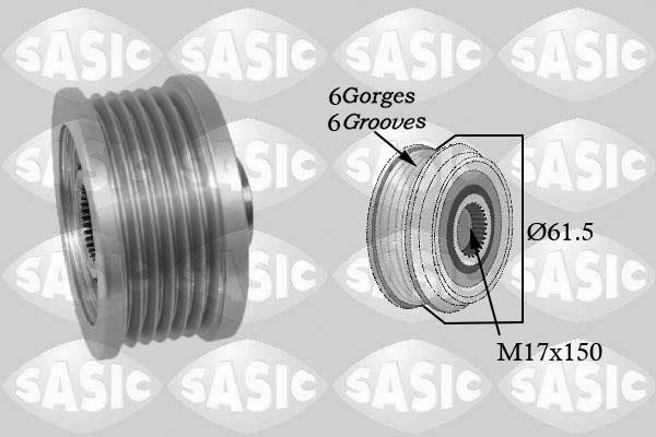Sasic 1676012 Belt pulley generator 1676012: Buy near me in Poland at 2407.PL - Good price!