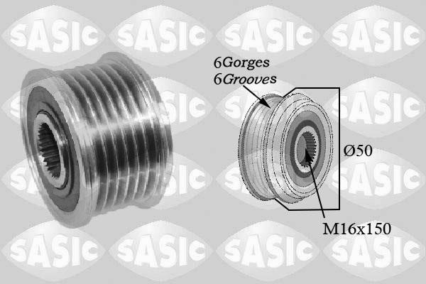 Sasic 1676014 Belt pulley generator 1676014: Buy near me in Poland at 2407.PL - Good price!