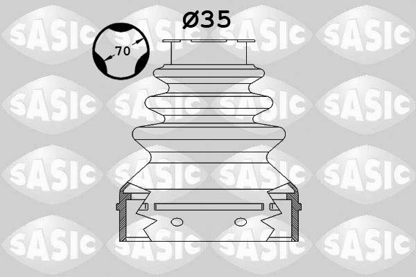 Sasic 1900025 Drive shaft inner boot, kit 1900025: Buy near me in Poland at 2407.PL - Good price!