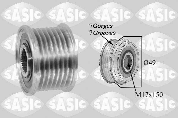 Sasic 1676028 Belt pulley generator 1676028: Buy near me in Poland at 2407.PL - Good price!