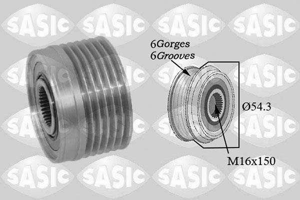 Sasic 1676031 Belt pulley generator 1676031: Buy near me in Poland at 2407.PL - Good price!