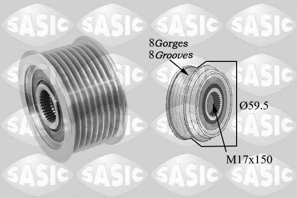 Sasic 1676033 Belt pulley generator 1676033: Buy near me in Poland at 2407.PL - Good price!