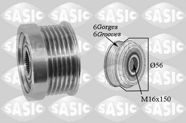 Sasic 1676034 Belt pulley generator 1676034: Buy near me in Poland at 2407.PL - Good price!