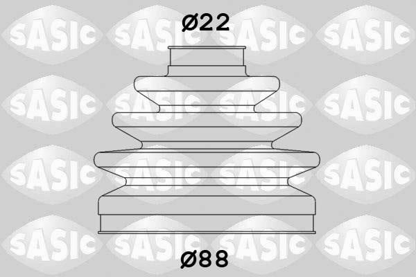 Sasic 1906099 Пыльник приводного вала наружный, комплект 1906099: Отличная цена - Купить в Польше на 2407.PL!
