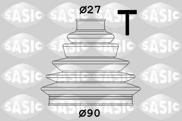 Sasic 1906112 Пильник приводного валу наружний, комплект 1906112: Приваблива ціна - Купити у Польщі на 2407.PL!