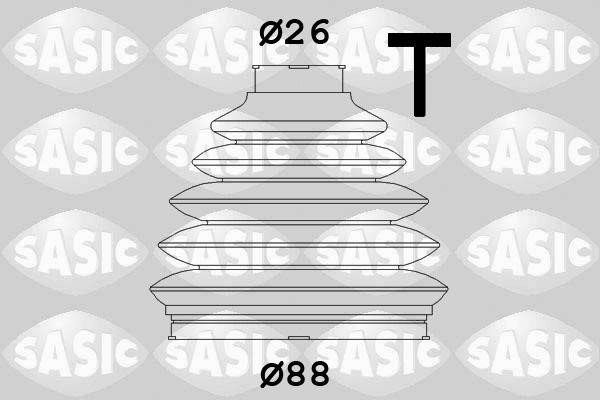 Sasic 1906119 Outer drive shaft boot, kit 1906119: Buy near me in Poland at 2407.PL - Good price!