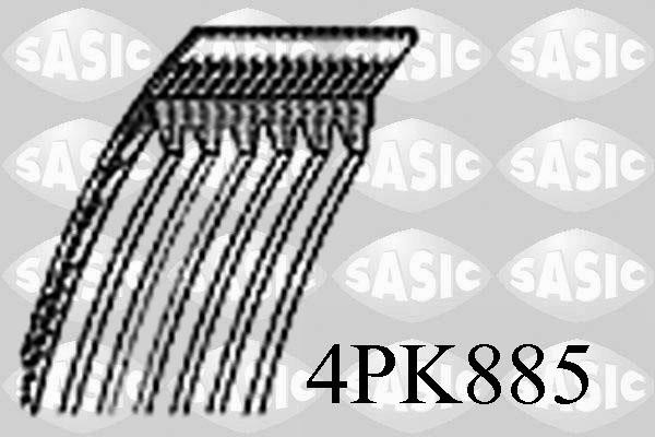 Sasic 4PK885 V-Ribbed Belt 4PK885: Buy near me in Poland at 2407.PL - Good price!