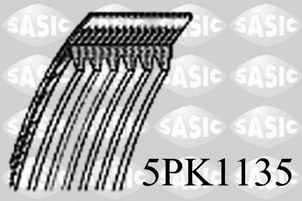 Sasic 5PK1135 Ремінь поліклиновий 5PK1135: Приваблива ціна - Купити у Польщі на 2407.PL!