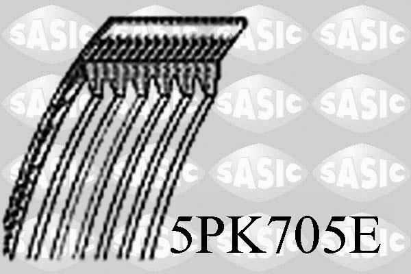 Sasic 5PK705E V-Ribbed Belt 5PK705E: Buy near me at 2407.PL in Poland at an Affordable price!
