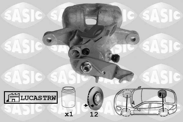 Sasic 6506193 Brake caliper rear right 6506193: Buy near me in Poland at 2407.PL - Good price!