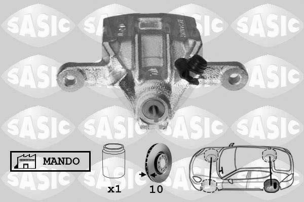 Sasic 6506210 Суппорт тормозной задний левый 6506210: Отличная цена - Купить в Польше на 2407.PL!