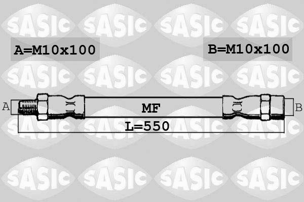 Sasic 6606147 Brake Hose 6606147: Buy near me in Poland at 2407.PL - Good price!