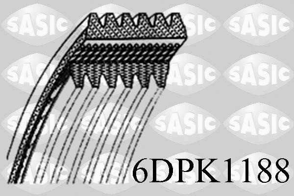 Sasic 6DPK1188 Pasek klinowy wielorowkowy 6DPK1188: Dobra cena w Polsce na 2407.PL - Kup Teraz!