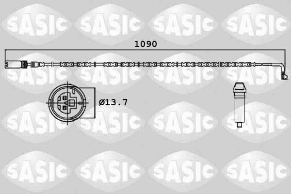 Sasic 6236001 Датчик износа тормозных колодок 6236001: Отличная цена - Купить в Польше на 2407.PL!