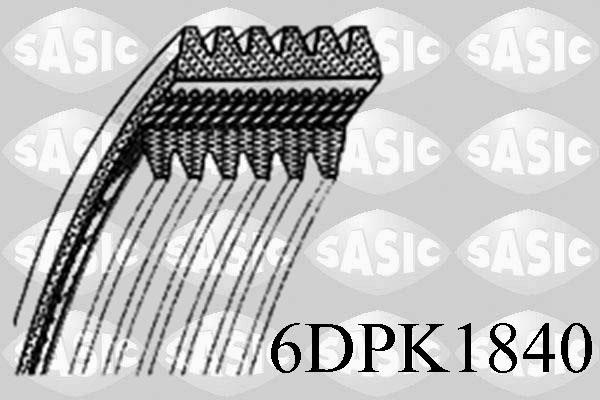 Sasic 6DPK1840 V-Ribbed Belt 6DPK1840: Buy near me in Poland at 2407.PL - Good price!