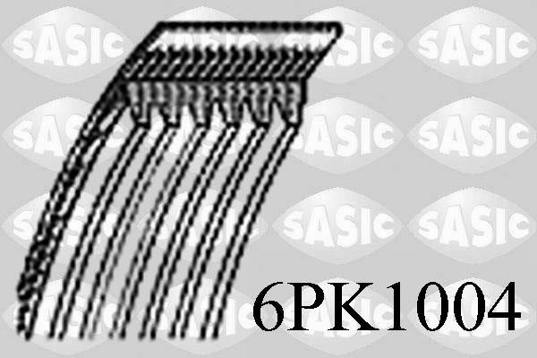 Sasic 6PK1004 Ремінь поліклиновий 6PK1004: Приваблива ціна - Купити у Польщі на 2407.PL!