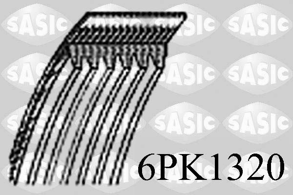 Sasic 6PK1320 V-Ribbed Belt 6PK1320: Buy near me in Poland at 2407.PL - Good price!