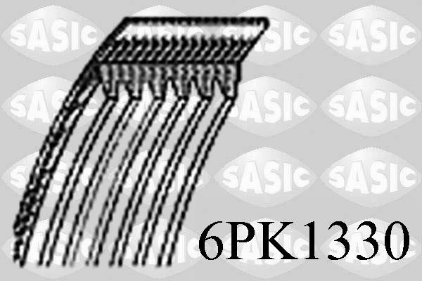 Sasic 6PK1330 V-Ribbed Belt 6PK1330: Buy near me at 2407.PL in Poland at an Affordable price!