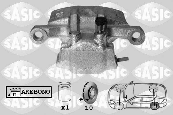 Sasic 6500026 Brake caliper rear left 6500026: Buy near me in Poland at 2407.PL - Good price!