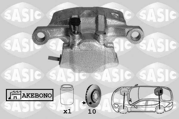 Sasic 6500027 Brake caliper rear right 6500027: Buy near me at 2407.PL in Poland at an Affordable price!