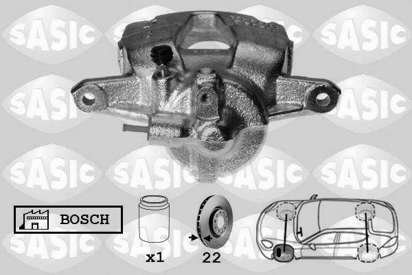 Sasic 6500038 Brake caliper front left 6500038: Buy near me in Poland at 2407.PL - Good price!