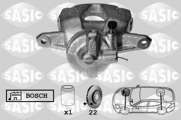 Sasic 6500039 Brake caliper front right 6500039: Buy near me in Poland at 2407.PL - Good price!