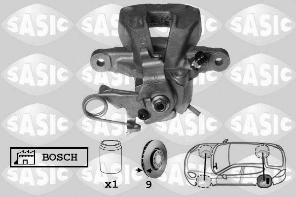 Sasic 6500056 Brake caliper rear left 6500056: Buy near me in Poland at 2407.PL - Good price!