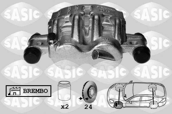 Sasic 6500058 Bremssattel vorne links 6500058: Kaufen Sie zu einem guten Preis in Polen bei 2407.PL!