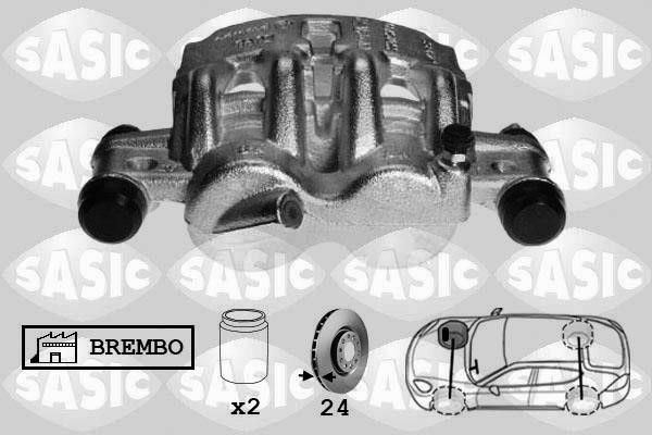 Sasic 6500059 Суппорт тормозной передний правый 6500059: Отличная цена - Купить в Польше на 2407.PL!
