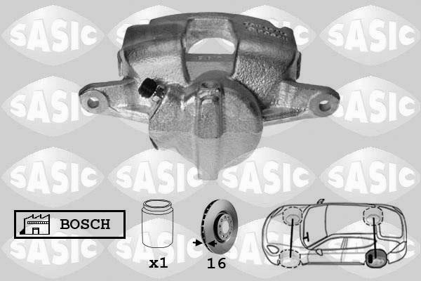 Sasic 6500066 Zacisk hamulcowy tylny lewy 6500066: Dobra cena w Polsce na 2407.PL - Kup Teraz!