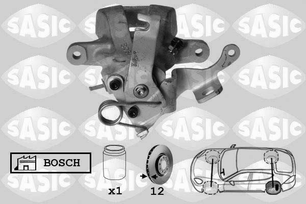 Sasic 6500068 Brake caliper rear left 6500068: Buy near me in Poland at 2407.PL - Good price!