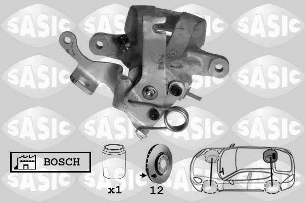 Sasic 6500069 Суппорт тормозной задний правый 6500069: Отличная цена - Купить в Польше на 2407.PL!
