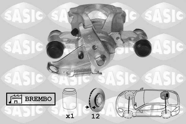 Sasic 6504039 Суппорт тормозной задний правый 6504039: Отличная цена - Купить в Польше на 2407.PL!