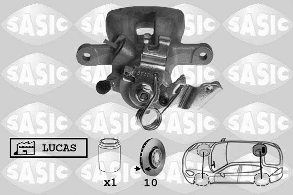 Sasic 6506113 Brake caliper rear right 6506113: Buy near me in Poland at 2407.PL - Good price!