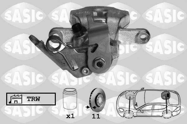 Sasic 6506131 Суппорт тормозной задний правый 6506131: Отличная цена - Купить в Польше на 2407.PL!