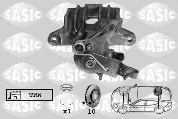 Sasic 6506139 Brake caliper rear right 6506139: Buy near me in Poland at 2407.PL - Good price!