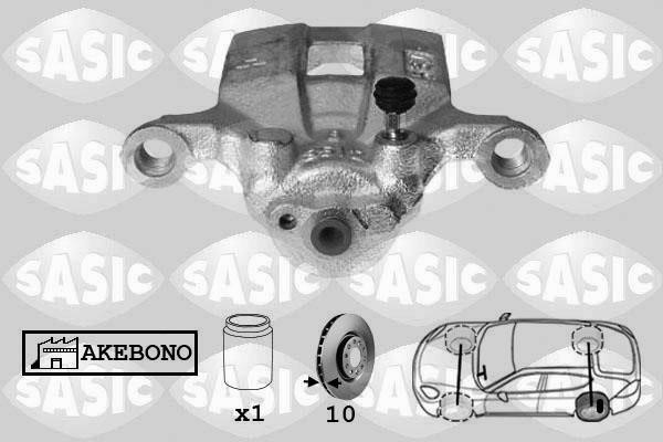 Sasic 6506152 Brake caliper rear left 6506152: Buy near me in Poland at 2407.PL - Good price!