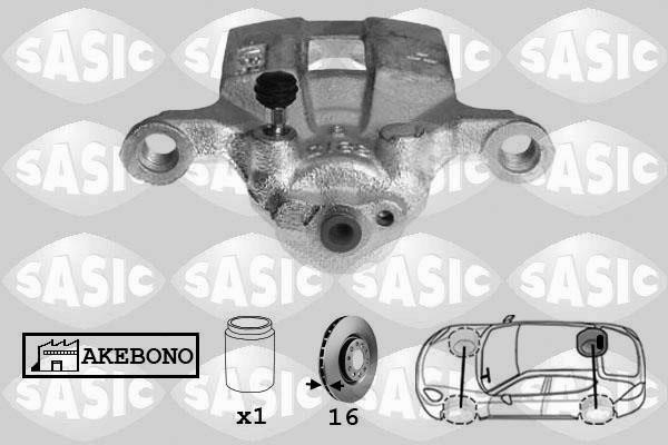 Sasic 6506153 Brake caliper rear right 6506153: Buy near me in Poland at 2407.PL - Good price!