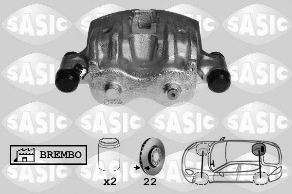 Sasic 6506161 Супорт гальмівний задній правий 6506161: Приваблива ціна - Купити у Польщі на 2407.PL!