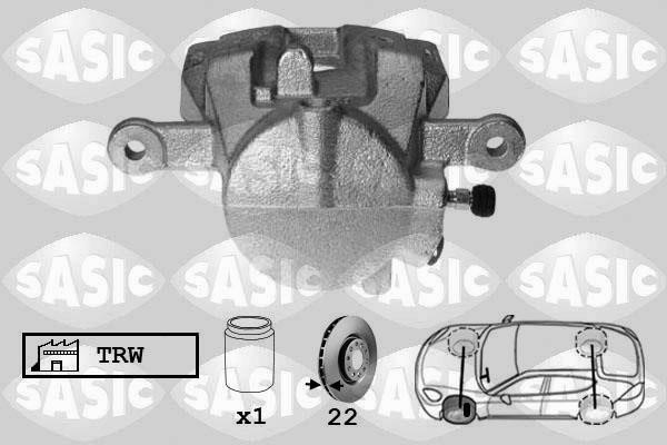 Sasic 6506178 Brake caliper front left 6506178: Buy near me in Poland at 2407.PL - Good price!