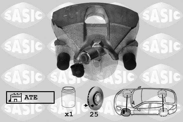 Sasic 6506188 Brake caliper front left 6506188: Buy near me in Poland at 2407.PL - Good price!
