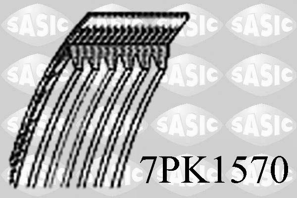 Sasic 7PK1570 V-Ribbed Belt 7PK1570: Buy near me in Poland at 2407.PL - Good price!