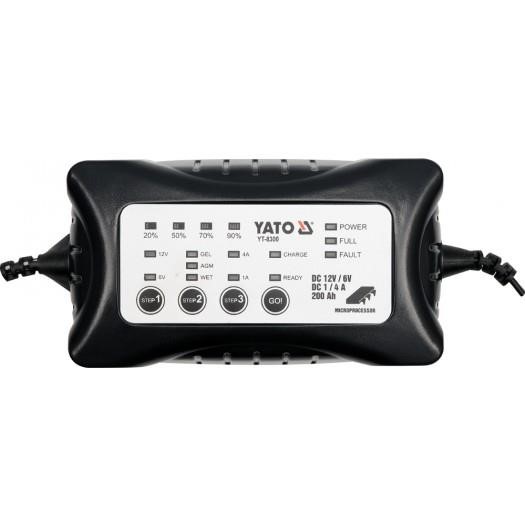 Yato YT-8300 Digital battery charger 12/6v 1/4"a 200ah YT8300: Buy near me in Poland at 2407.PL - Good price!