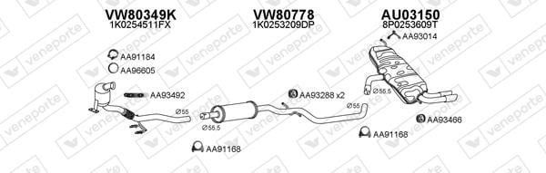 Veneporte 030232 Muffler assy 030232: Buy near me at 2407.PL in Poland at an Affordable price!