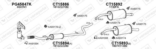 Veneporte 150705 Muffler assy 150705: Buy near me in Poland at 2407.PL - Good price!