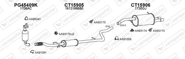 Veneporte 150715 Muffler assy 150715: Buy near me at 2407.PL in Poland at an Affordable price!