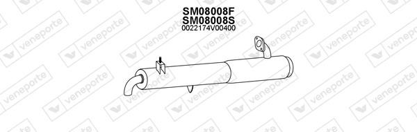 Veneporte 080008 Muffler assy 080008: Buy near me at 2407.PL in Poland at an Affordable price!
