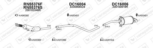 Veneporte 160021 Muffler assy 160021: Buy near me in Poland at 2407.PL - Good price!