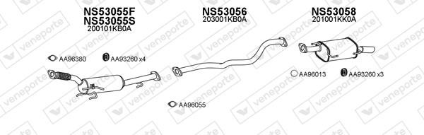 Veneporte 530225 Muffler assy 530225: Buy near me at 2407.PL in Poland at an Affordable price!
